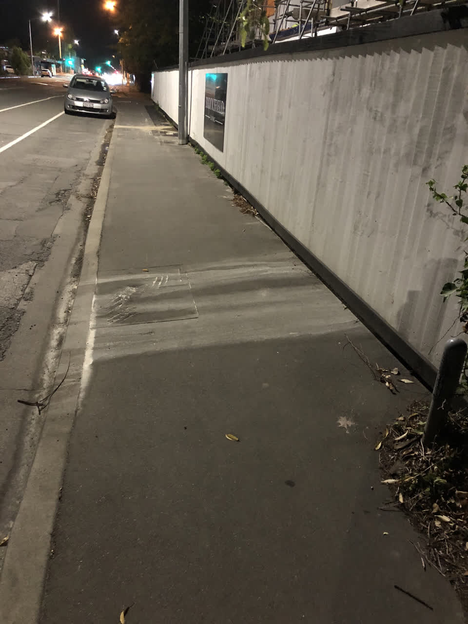 The photograph attached to this wastewater/stormwater report