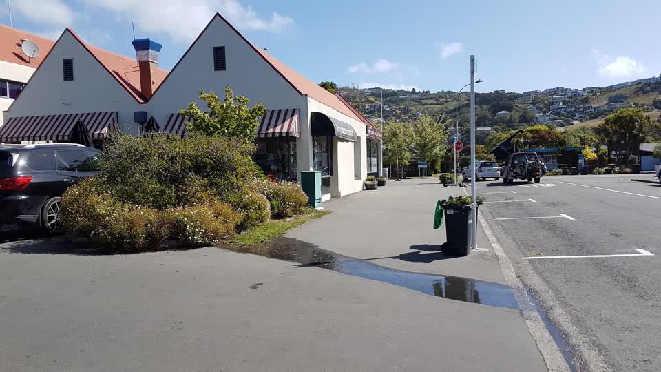 The photograph attached to this water leak report