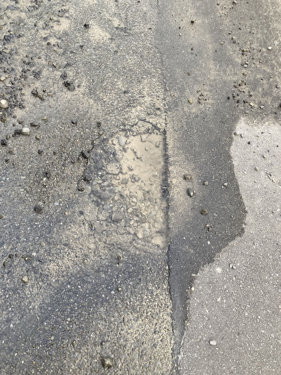 The photograph attached to this water leak report