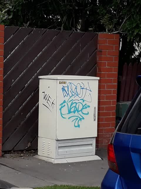 Graffiti, a report photo
