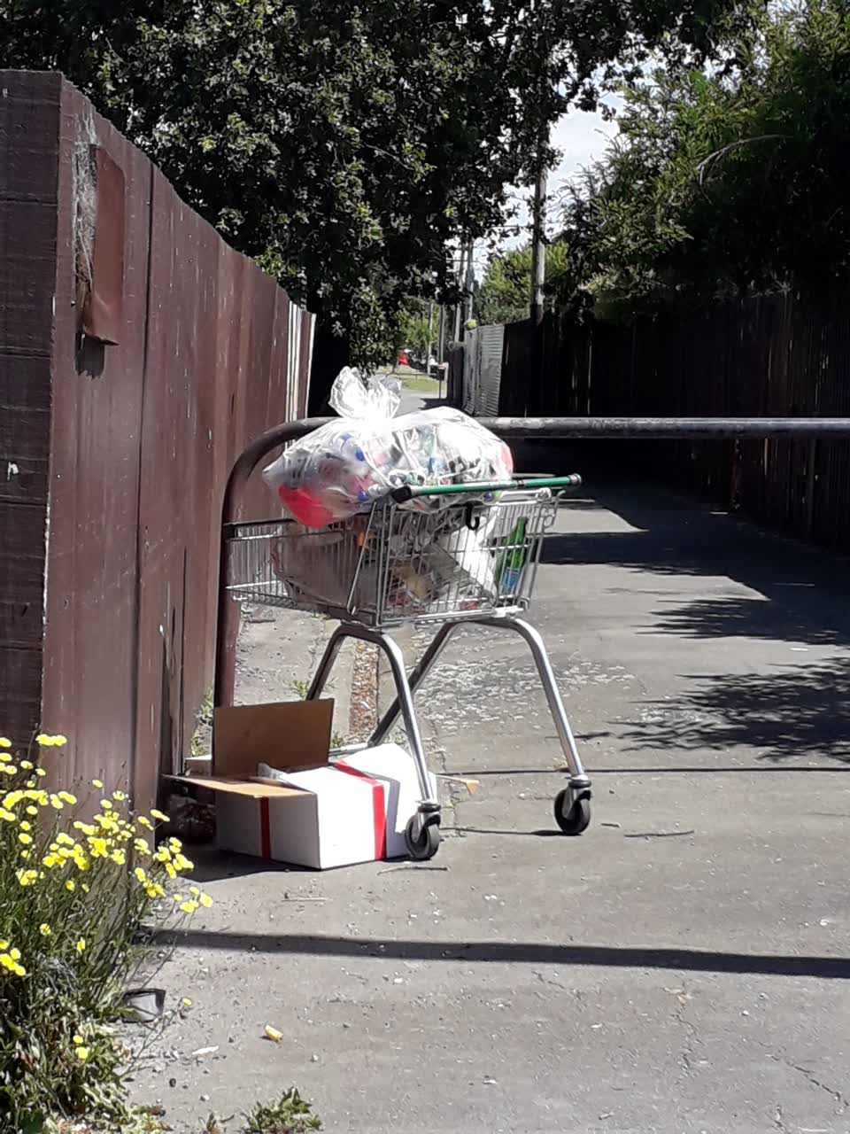 The photograph attached to this rubbish/recycling report