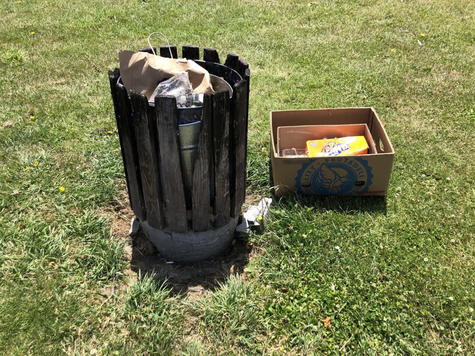 The photograph attached to this parks report