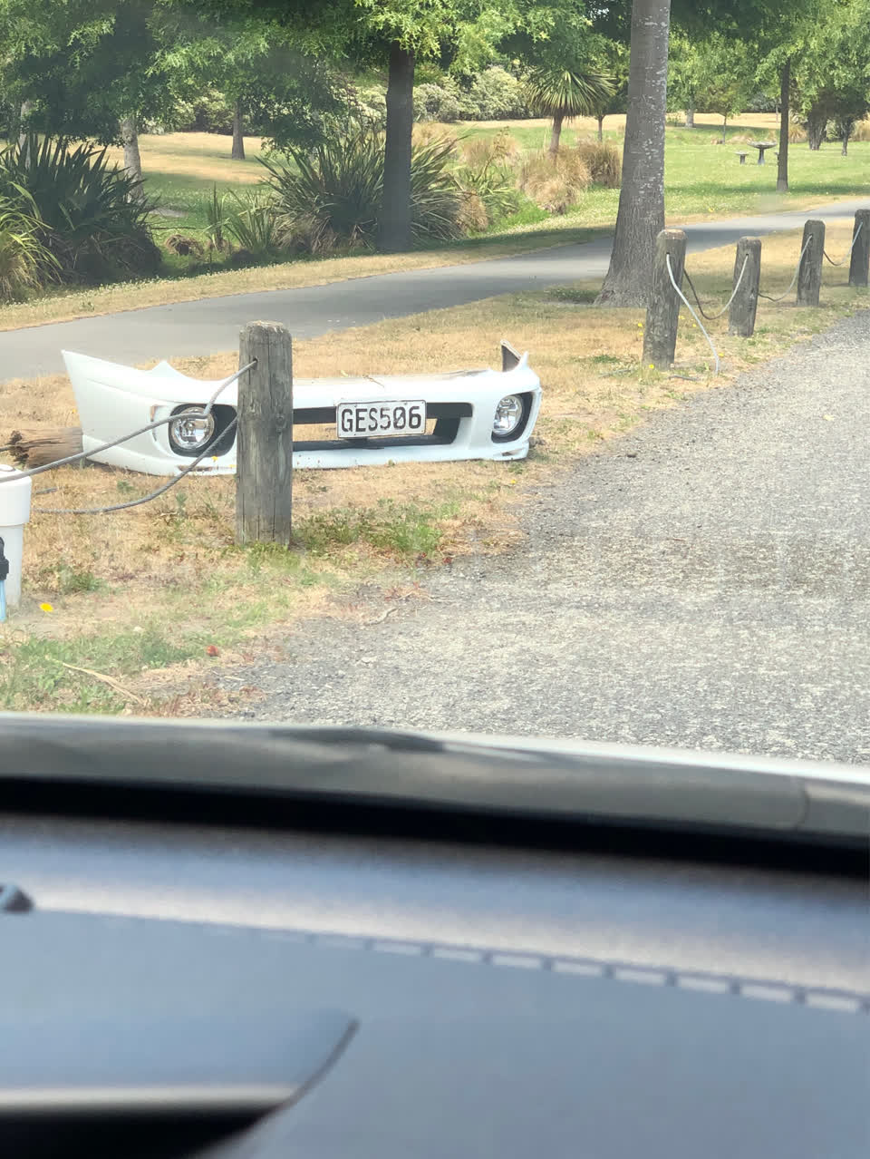 The photograph attached to this parks report