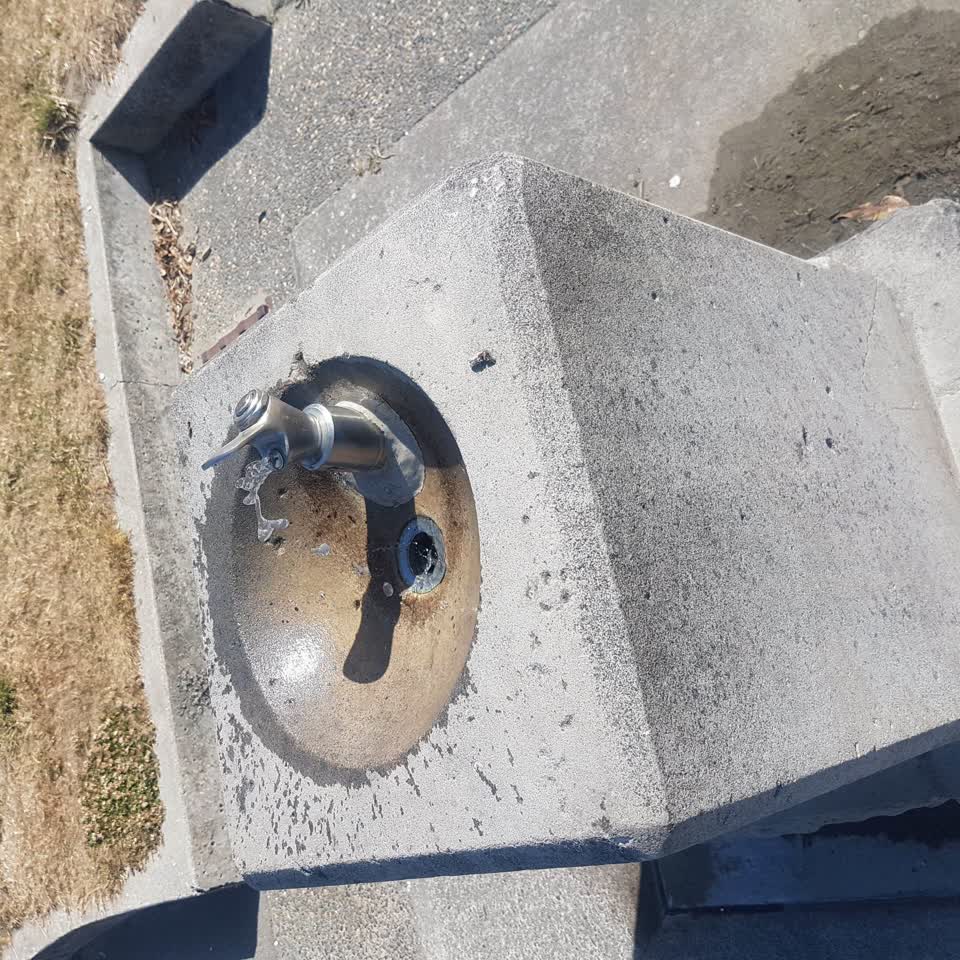 The photograph attached to this water leak report