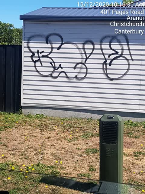 Graffiti, a report photo