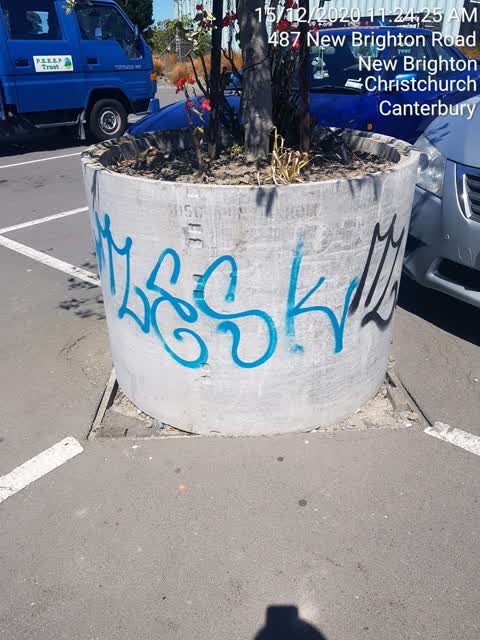 Graffiti, a report photo