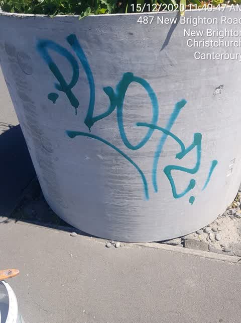 Graffiti, a report photo