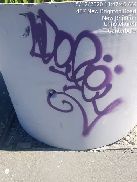 Graffiti, a report photo