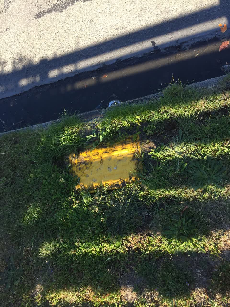 The photograph attached to this water leak report