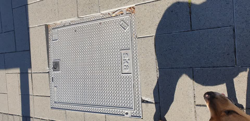 The photograph attached to this wastewater/stormwater report