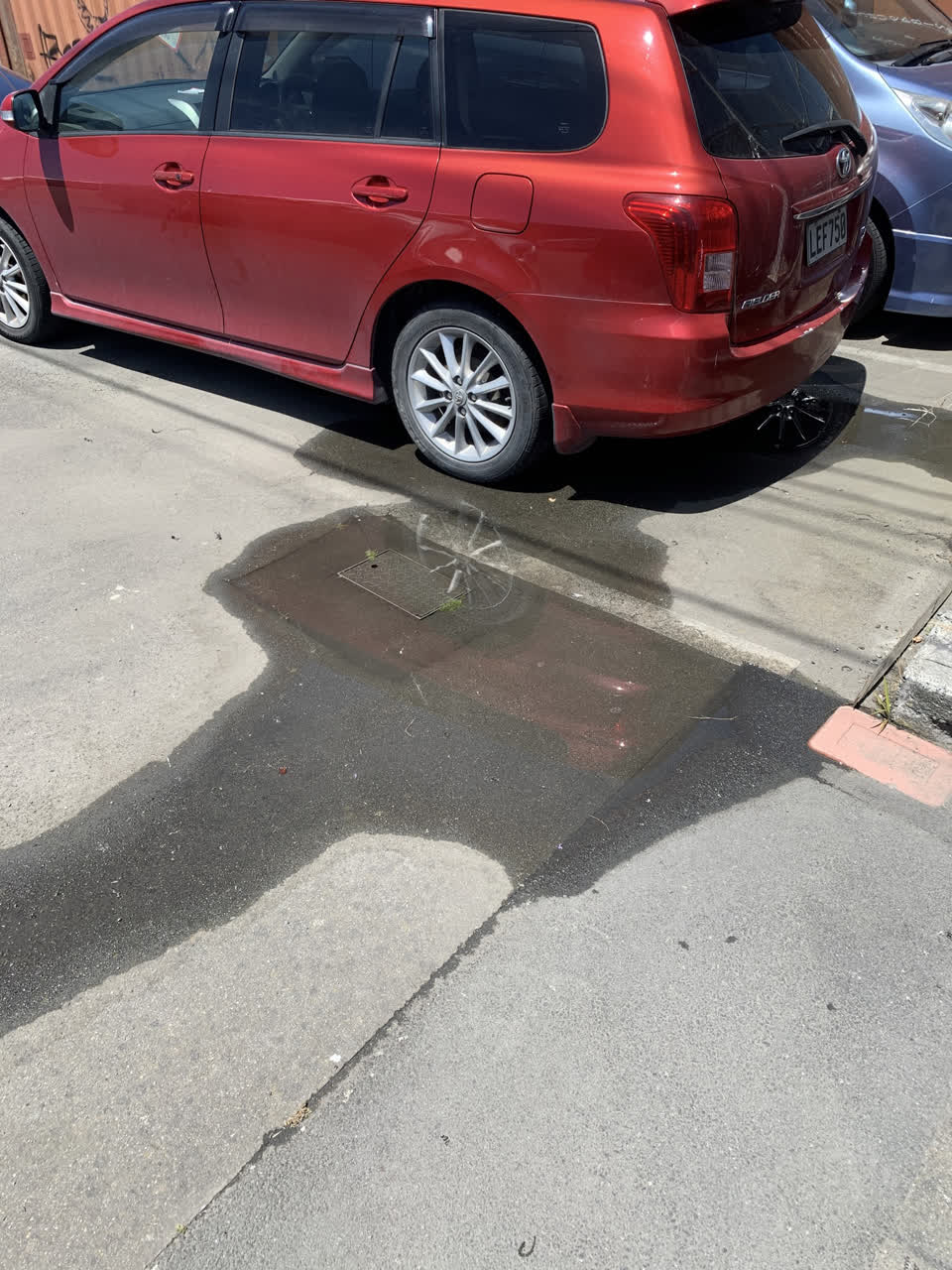 The photograph attached to this water supply report