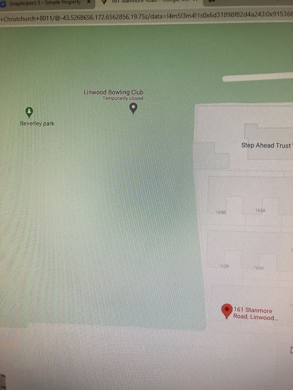 The photograph attached to this parks report