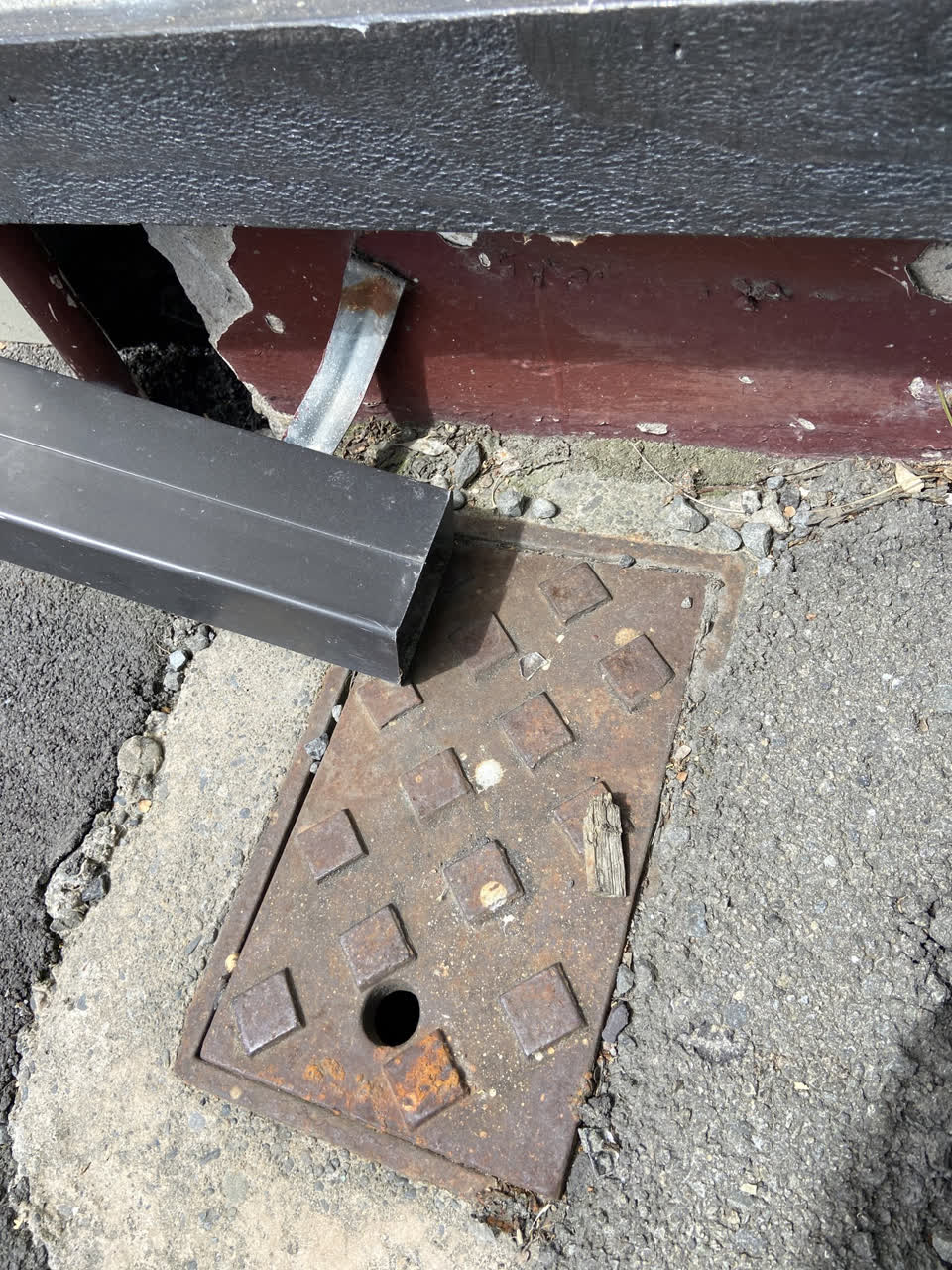 The photograph attached to this wastewater/stormwater report