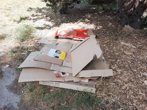 Rubbish/Recycling, a report photo