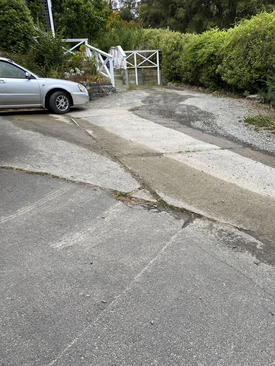The photograph attached to this water leak report