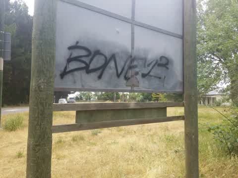 Graffiti, a report photo