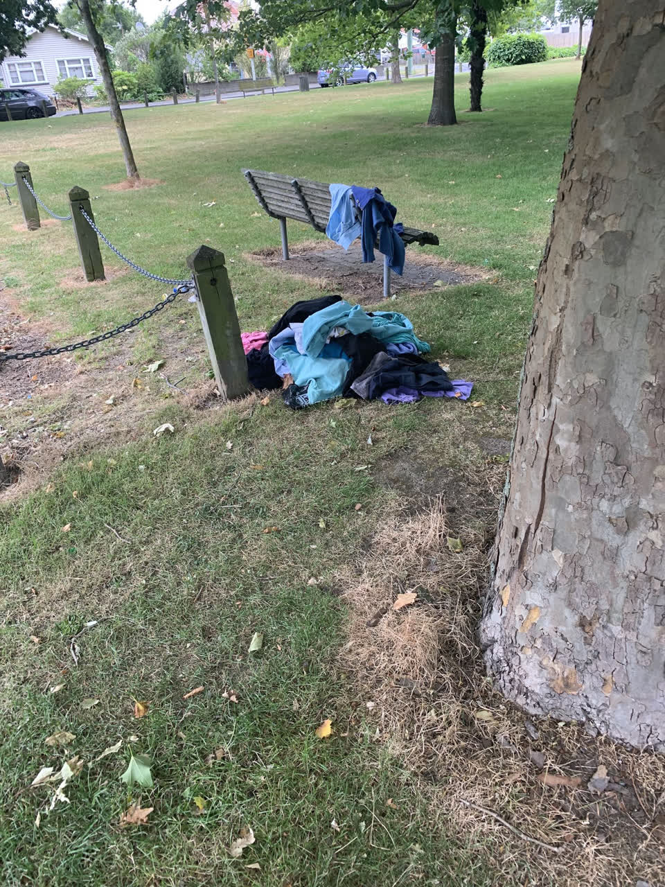 The photograph attached to this rubbish/recycling report