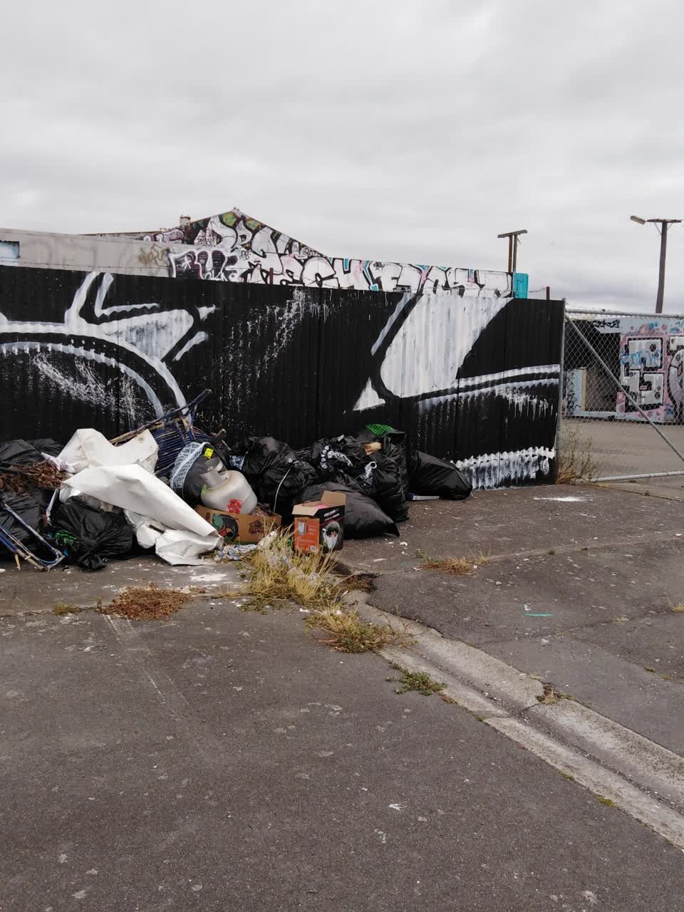 The photograph attached to this rubbish/recycling report