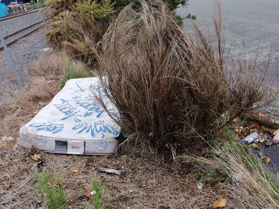 The photograph attached to this rubbish/recycling report