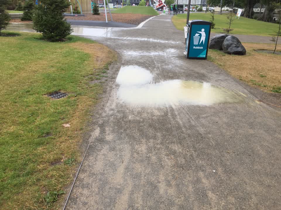 The photograph attached to this parks report