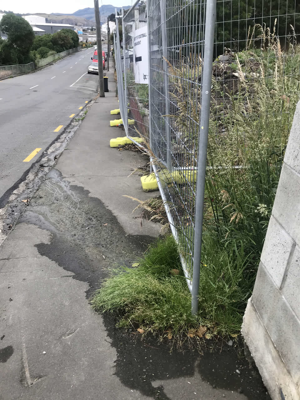 The photograph attached to this wastewater/stormwater report
