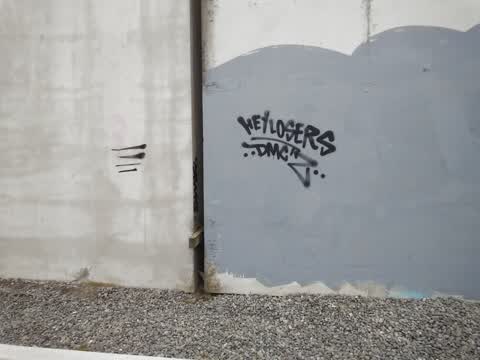 Graffiti, a report photo