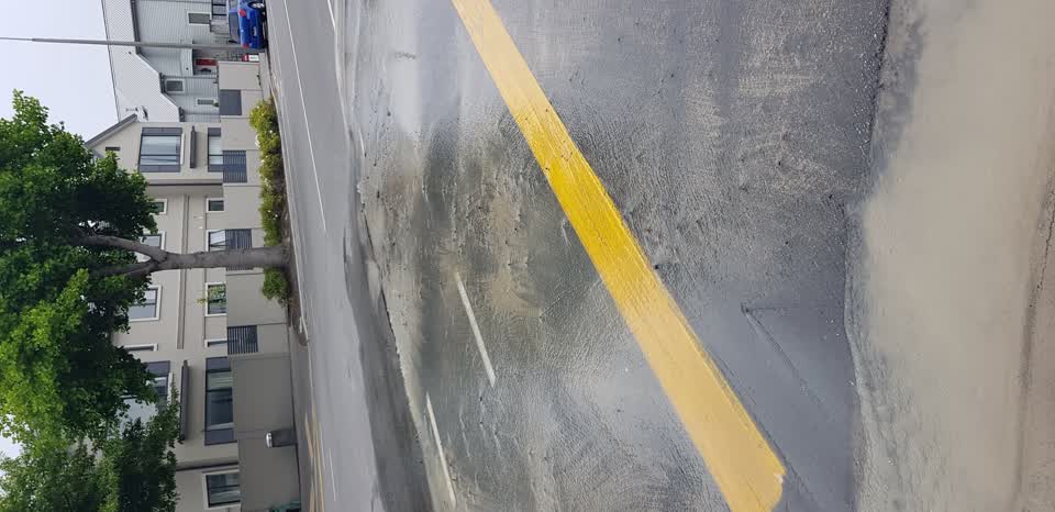 The photograph attached to this flooding report