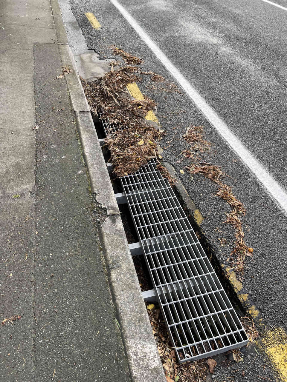 The photograph attached to this wastewater/stormwater report