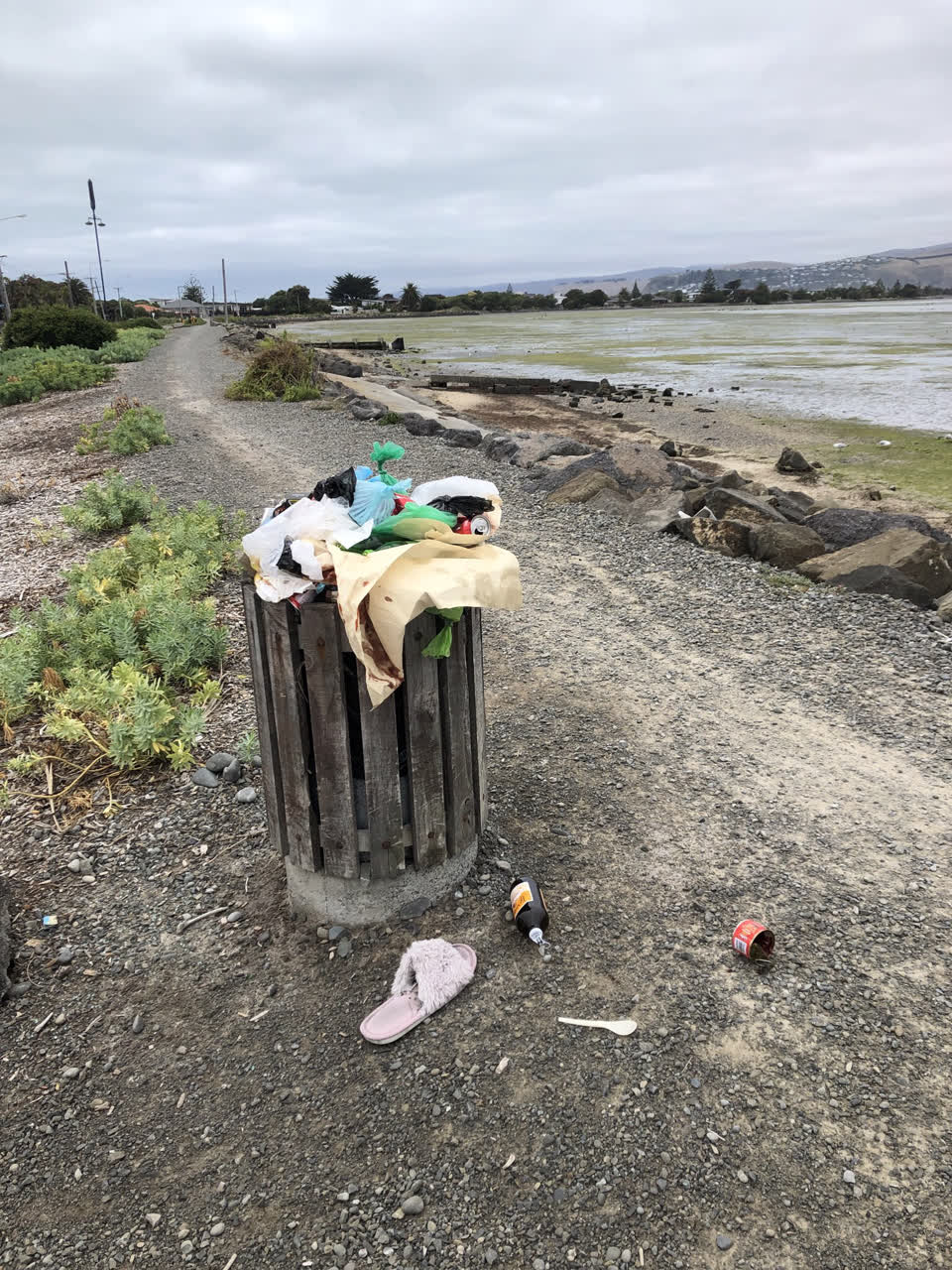 The photograph attached to this rubbish/recycling report