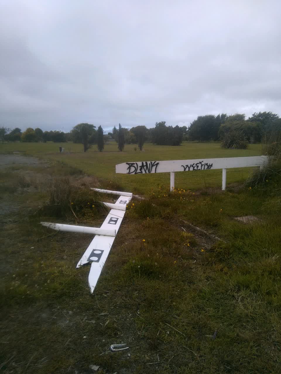 The photograph attached to this parks report