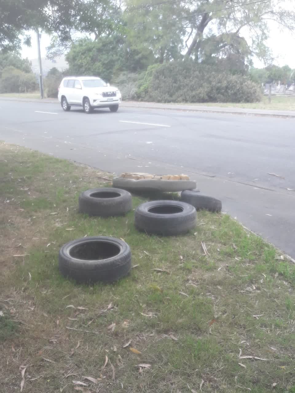 The photograph attached to this rubbish/recycling report