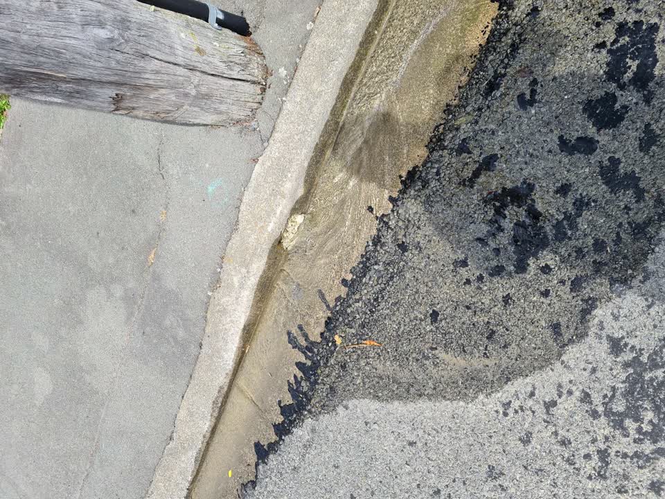 The photograph attached to this wastewater/stormwater report