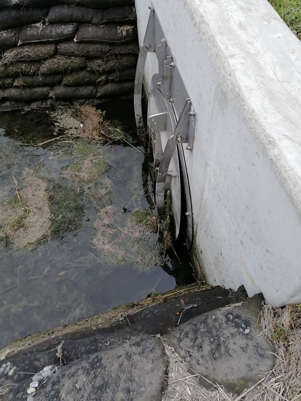 The photograph attached to this wastewater/stormwater report