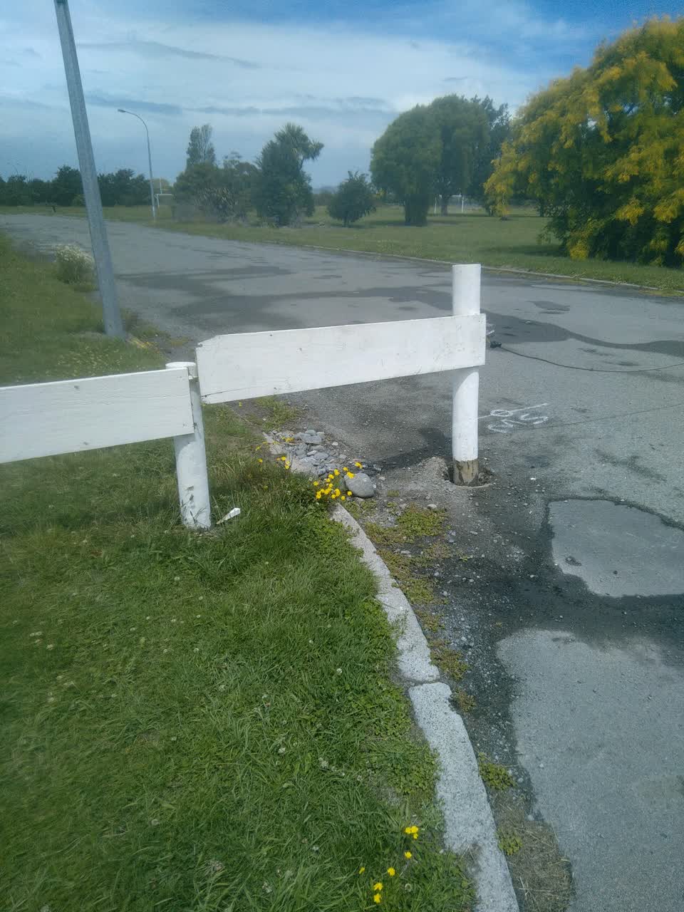 The photograph attached to this parks report
