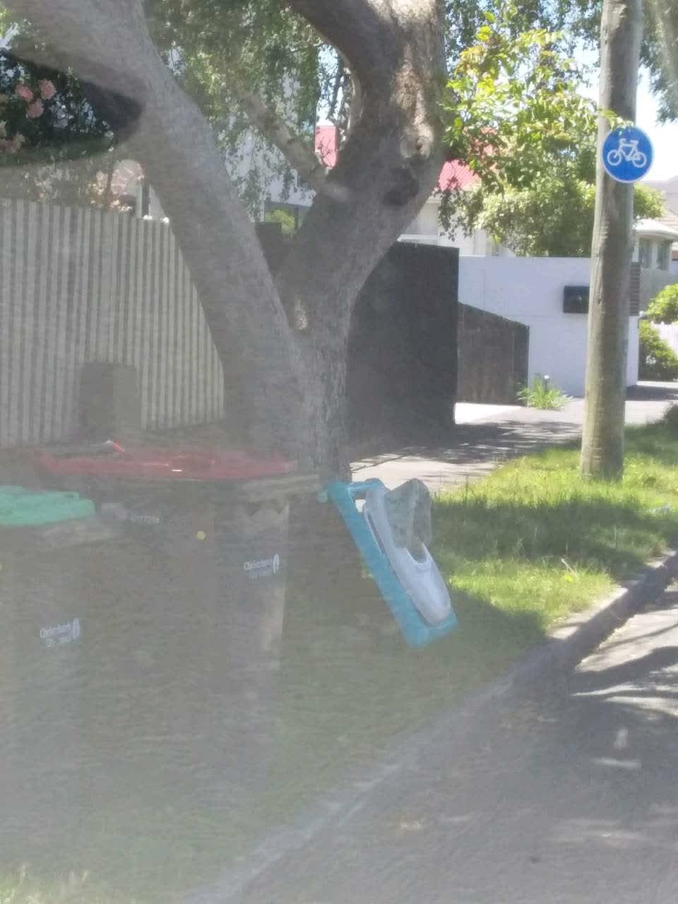 The photograph attached to this rubbish/recycling report