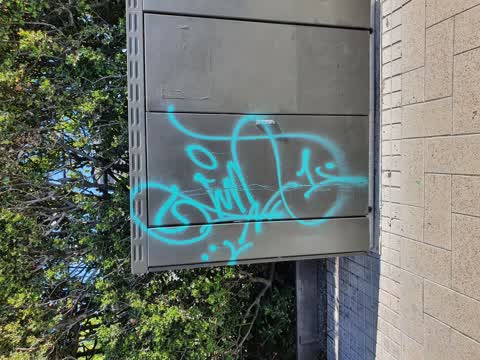 Graffiti, a report photo