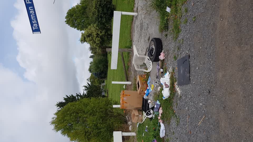 The photograph attached to this rubbish/recycling report