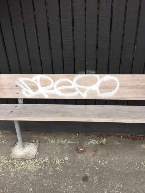 Graffiti, a report photo