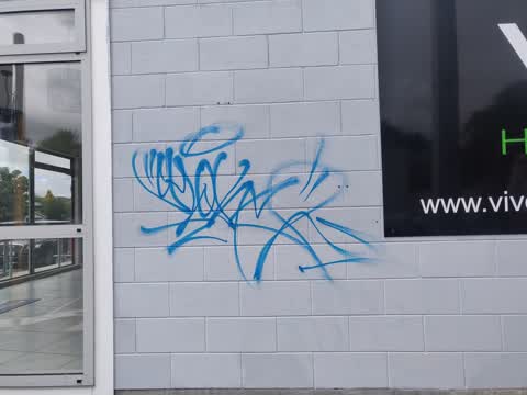 Graffiti, a report photo