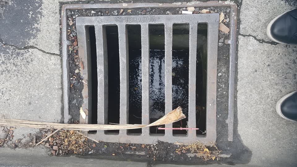 The photograph attached to this wastewater/stormwater report