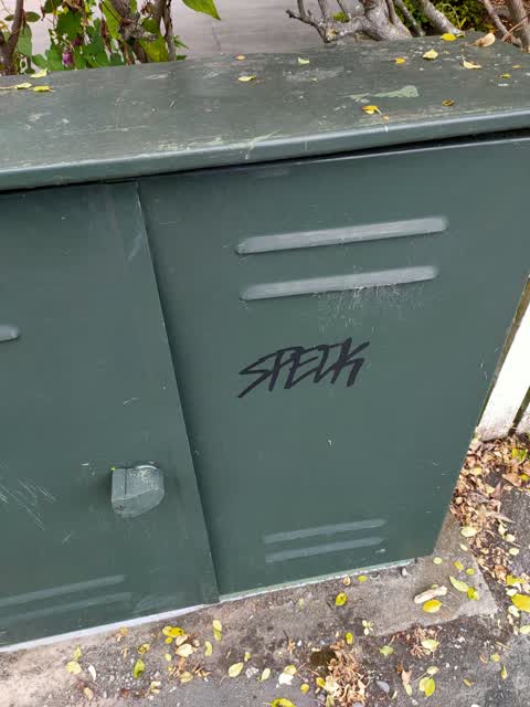 Graffiti, a report photo