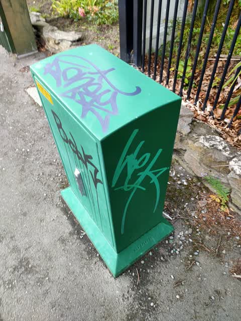Graffiti, a report photo
