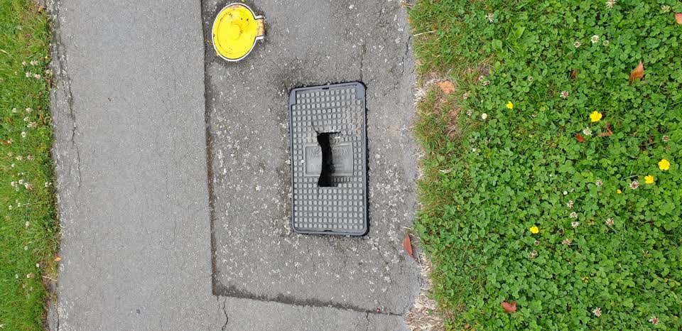 The photograph attached to this water supply report