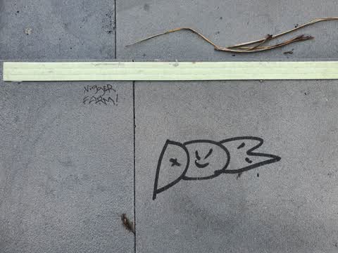 Graffiti, a report photo