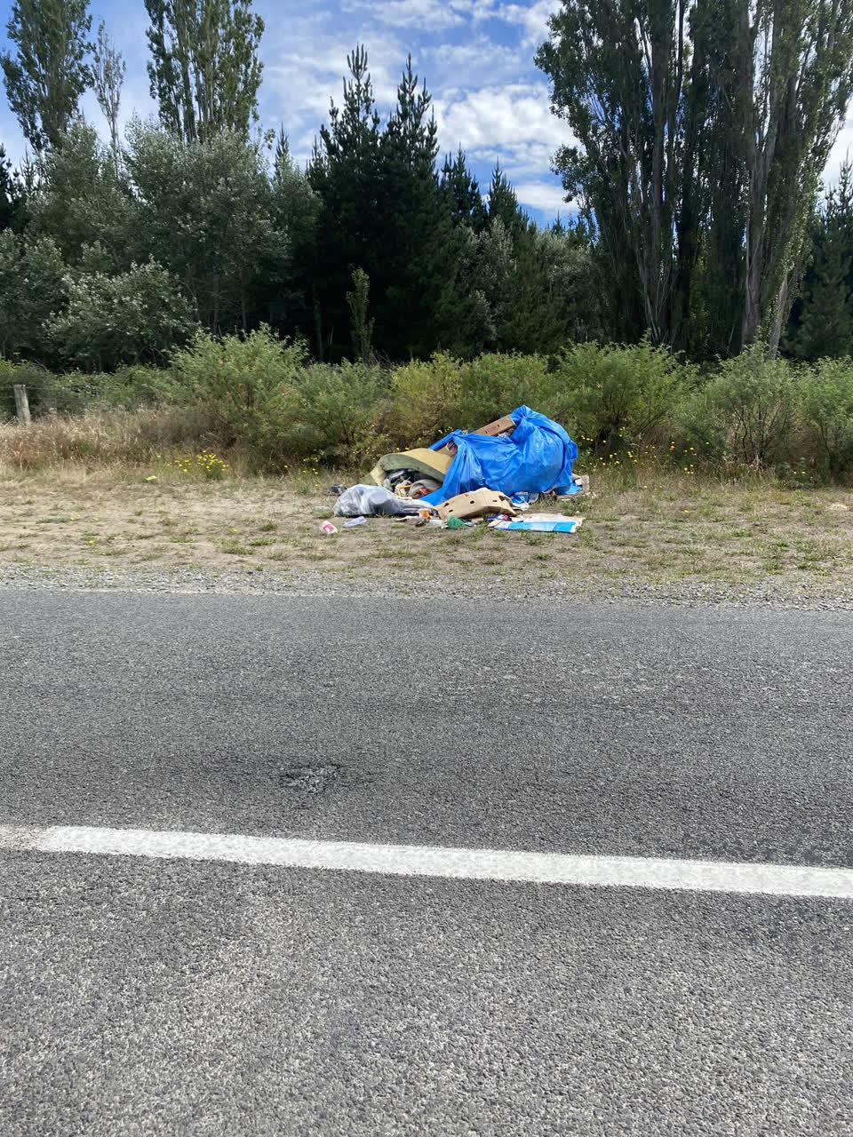 The photograph attached to this rubbish/recycling report