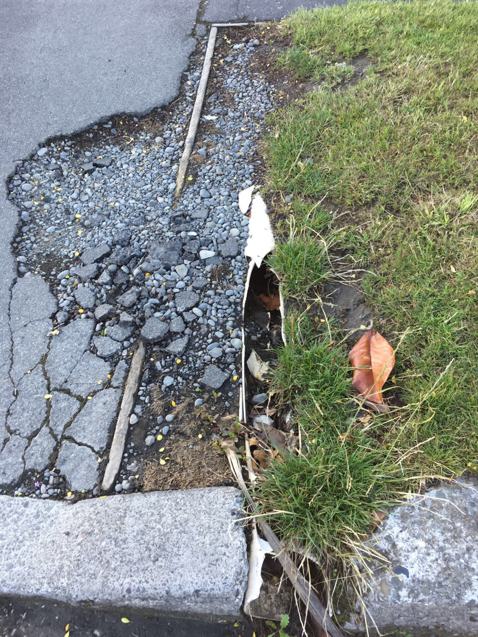 The photograph attached to this wastewater/stormwater report