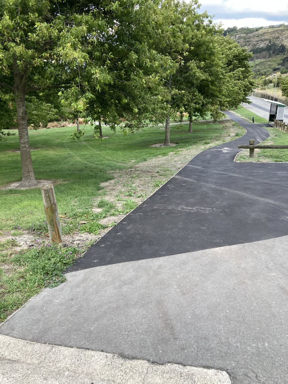 The photograph attached to this parks report