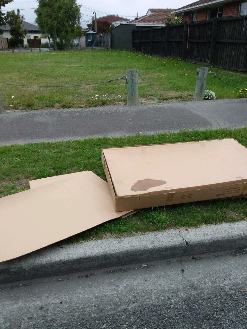 The photograph attached to this rubbish/recycling report