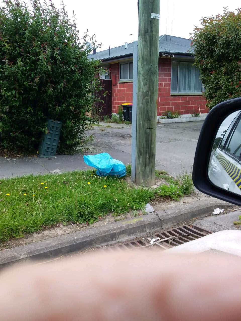 The photograph attached to this rubbish/recycling report