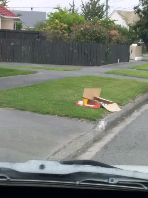Rubbish/Recycling, a report photo